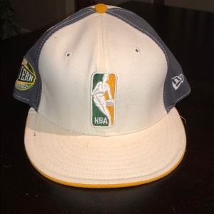 New Era Seattle Super Sonics Fitted Hat Size 7 3/8